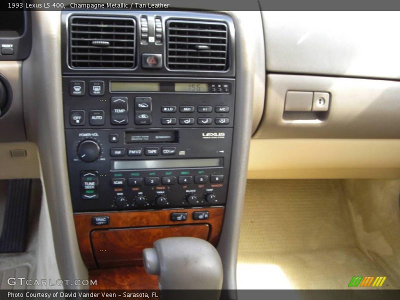 Champagne Metallic / Tan Leather 1993 Lexus LS 400