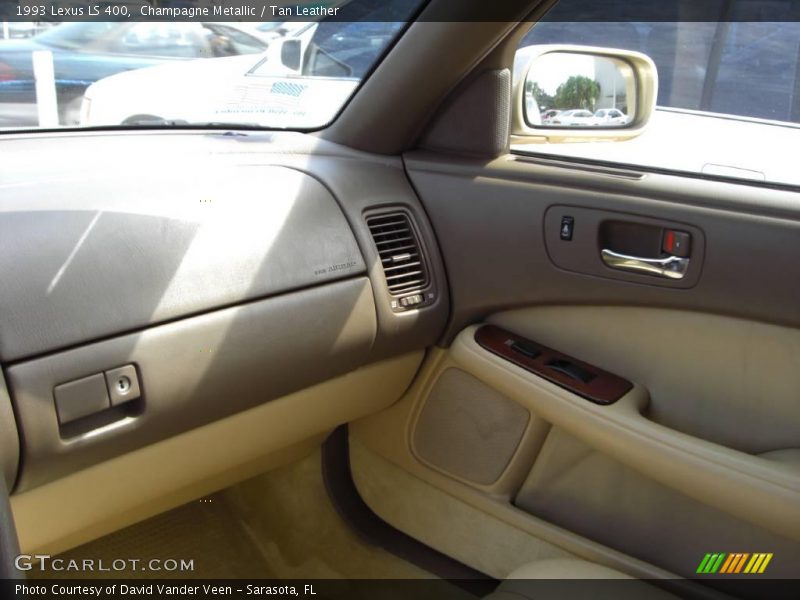 Champagne Metallic / Tan Leather 1993 Lexus LS 400