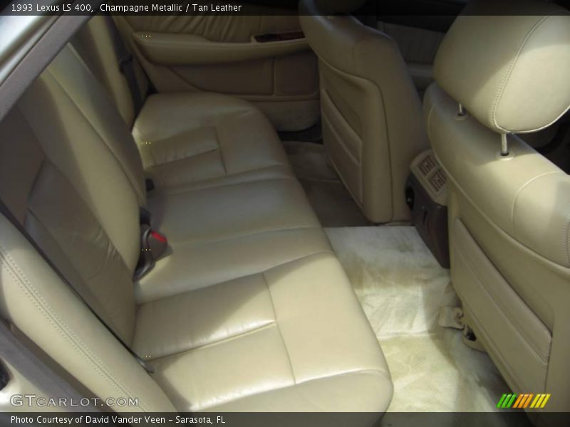 Champagne Metallic / Tan Leather 1993 Lexus LS 400