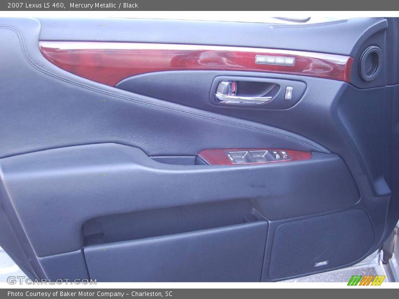 Mercury Metallic / Black 2007 Lexus LS 460