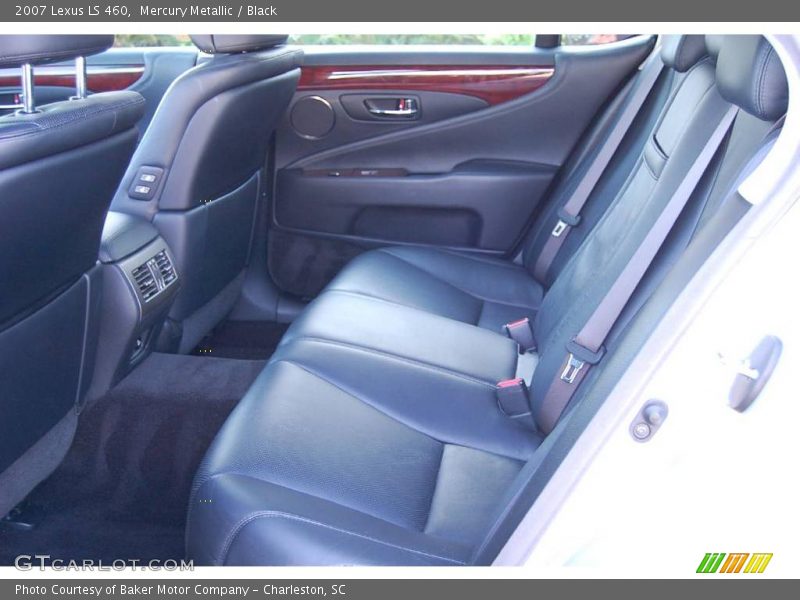 Mercury Metallic / Black 2007 Lexus LS 460