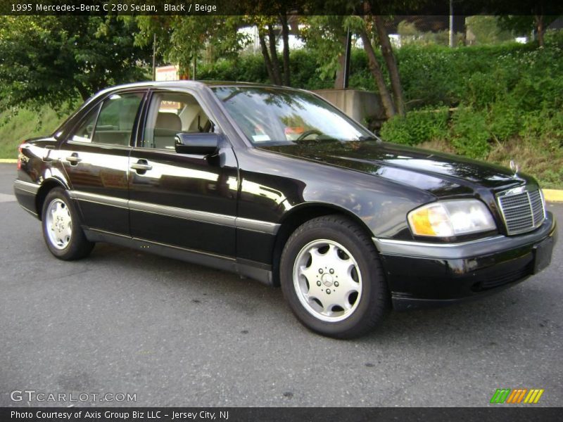 Black / Beige 1995 Mercedes-Benz C 280 Sedan