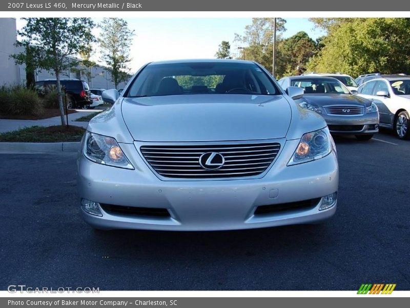 Mercury Metallic / Black 2007 Lexus LS 460