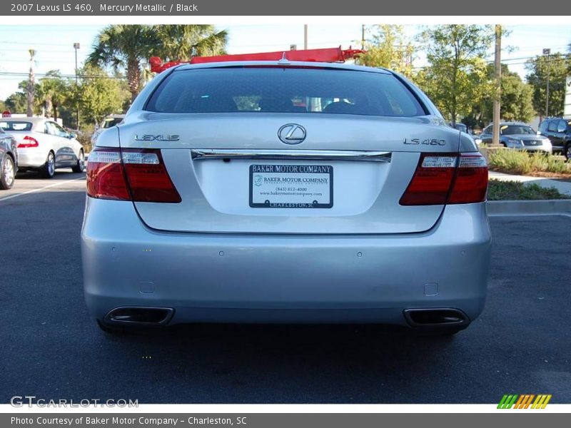 Mercury Metallic / Black 2007 Lexus LS 460