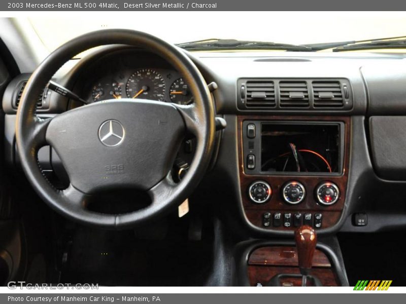 Desert Silver Metallic / Charcoal 2003 Mercedes-Benz ML 500 4Matic