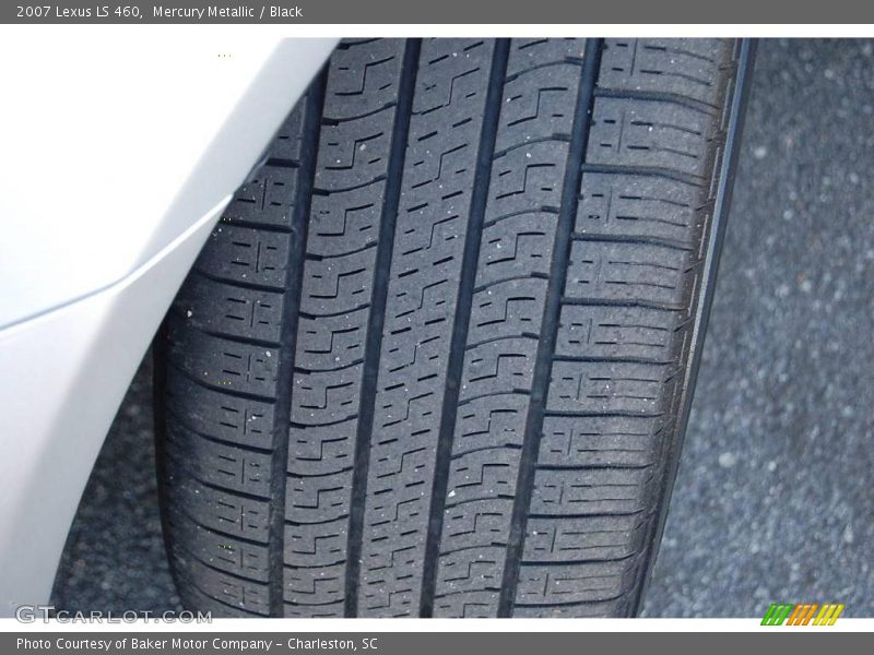 Mercury Metallic / Black 2007 Lexus LS 460