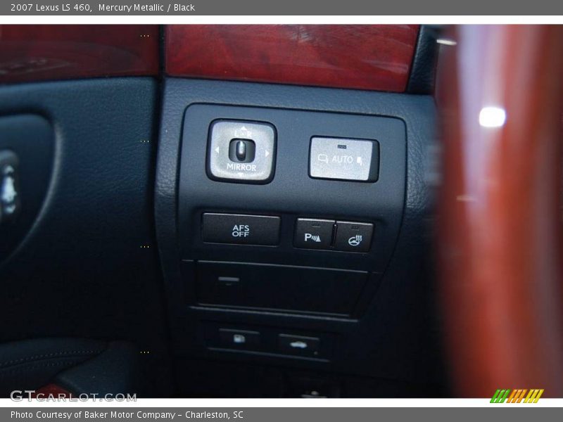 Mercury Metallic / Black 2007 Lexus LS 460