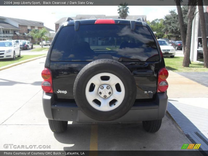Black Clearcoat / Dark Slate Gray 2004 Jeep Liberty Sport