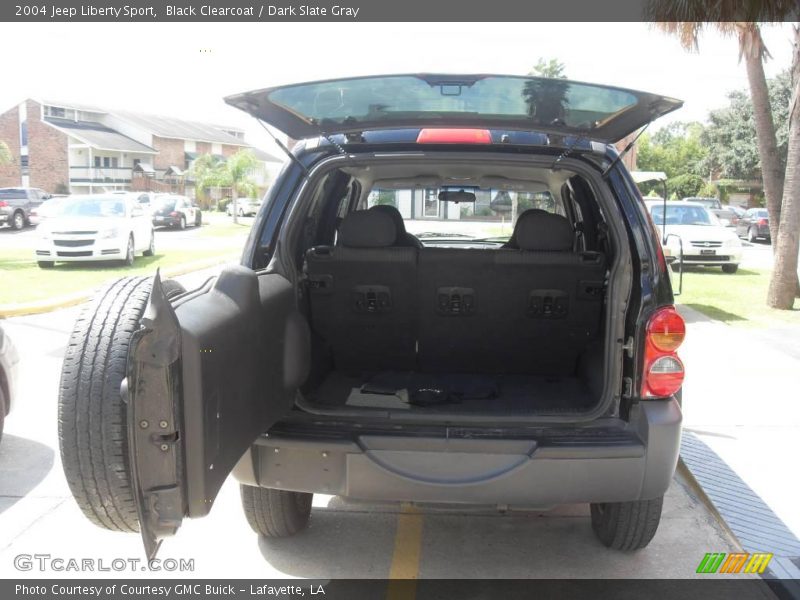 Black Clearcoat / Dark Slate Gray 2004 Jeep Liberty Sport