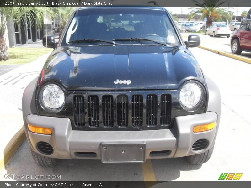 Black Clearcoat / Dark Slate Gray 2004 Jeep Liberty Sport