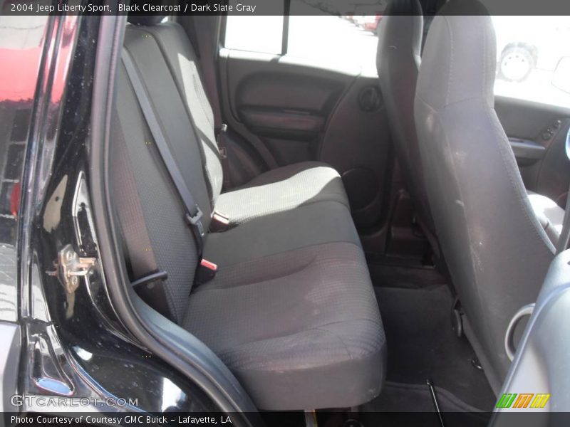 Black Clearcoat / Dark Slate Gray 2004 Jeep Liberty Sport