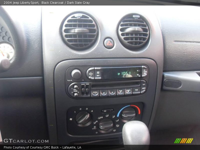 Black Clearcoat / Dark Slate Gray 2004 Jeep Liberty Sport