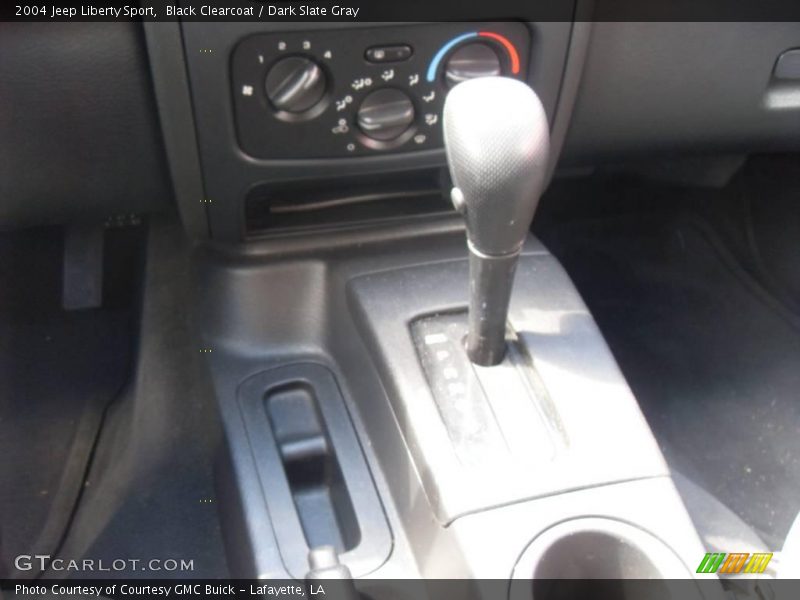 Black Clearcoat / Dark Slate Gray 2004 Jeep Liberty Sport