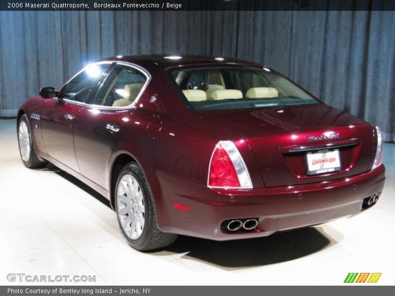 Bordeaux Pontevecchio / Beige 2006 Maserati Quattroporte