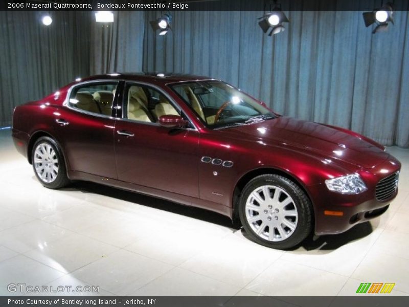 Bordeaux Pontevecchio / Beige 2006 Maserati Quattroporte