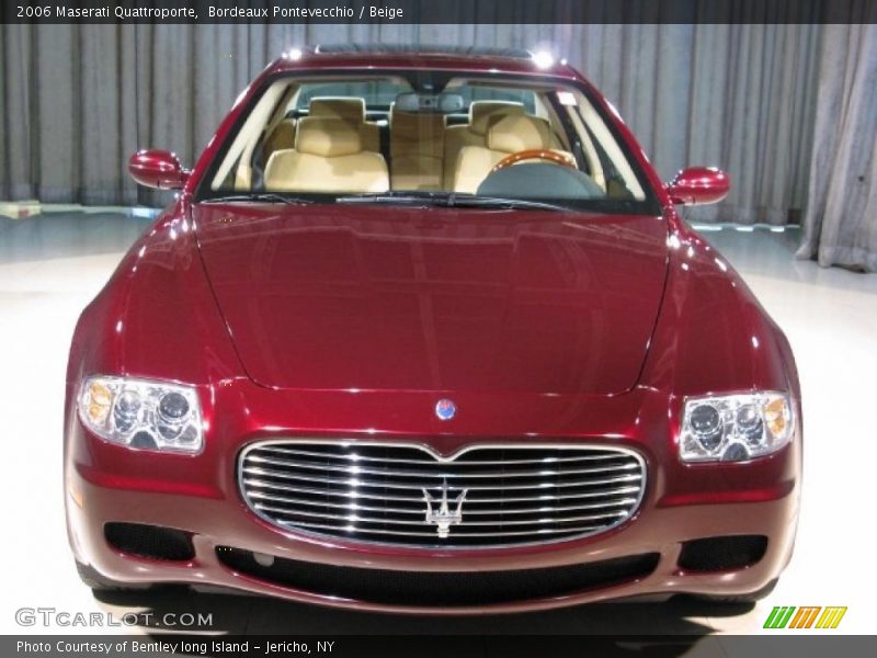 Bordeaux Pontevecchio / Beige 2006 Maserati Quattroporte