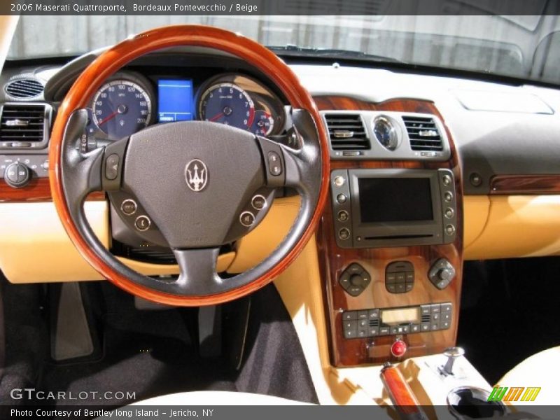 Bordeaux Pontevecchio / Beige 2006 Maserati Quattroporte