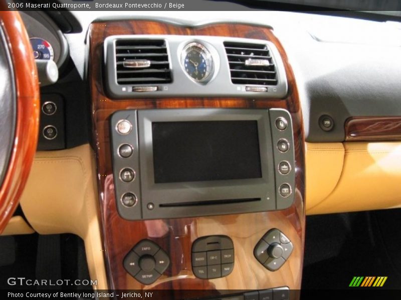 Bordeaux Pontevecchio / Beige 2006 Maserati Quattroporte