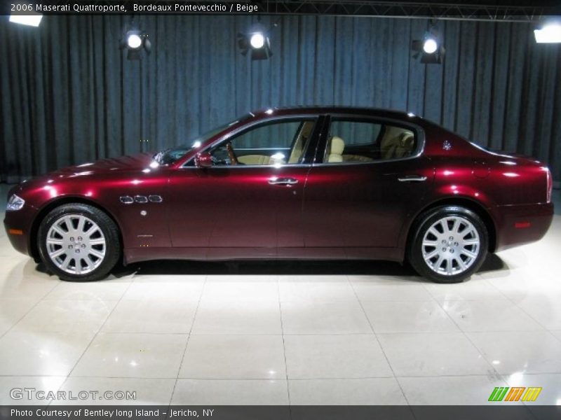 Bordeaux Pontevecchio / Beige 2006 Maserati Quattroporte