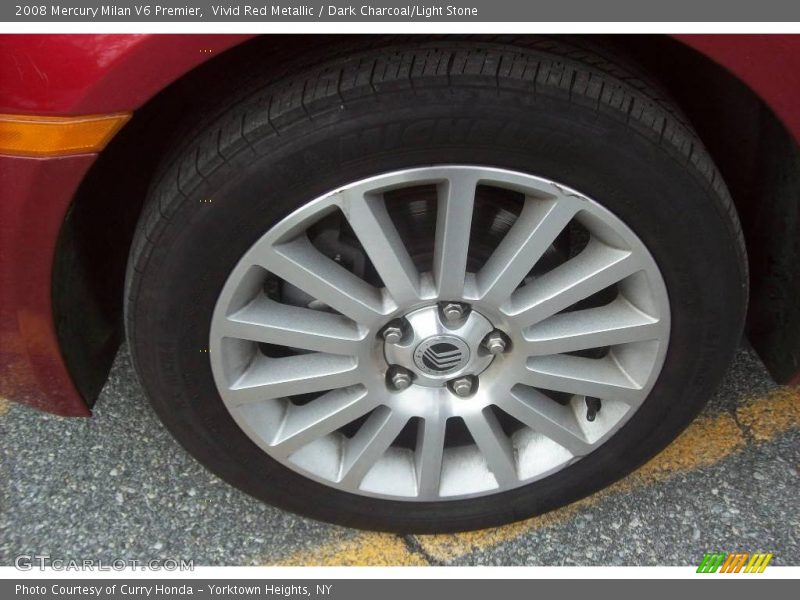 Vivid Red Metallic / Dark Charcoal/Light Stone 2008 Mercury Milan V6 Premier