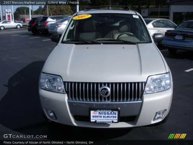 Oxford White / Pebble 2007 Mercury Mariner Luxury