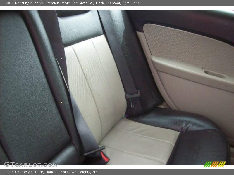 Vivid Red Metallic / Dark Charcoal/Light Stone 2008 Mercury Milan V6 Premier