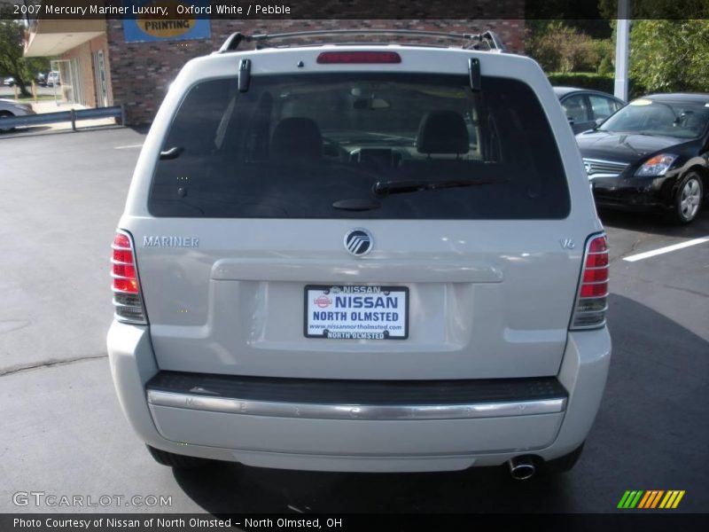 Oxford White / Pebble 2007 Mercury Mariner Luxury