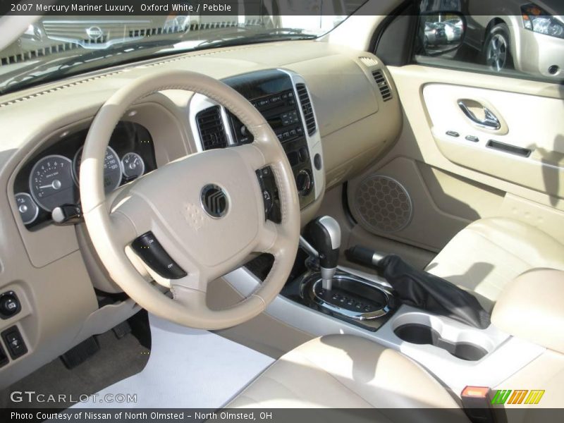 Oxford White / Pebble 2007 Mercury Mariner Luxury