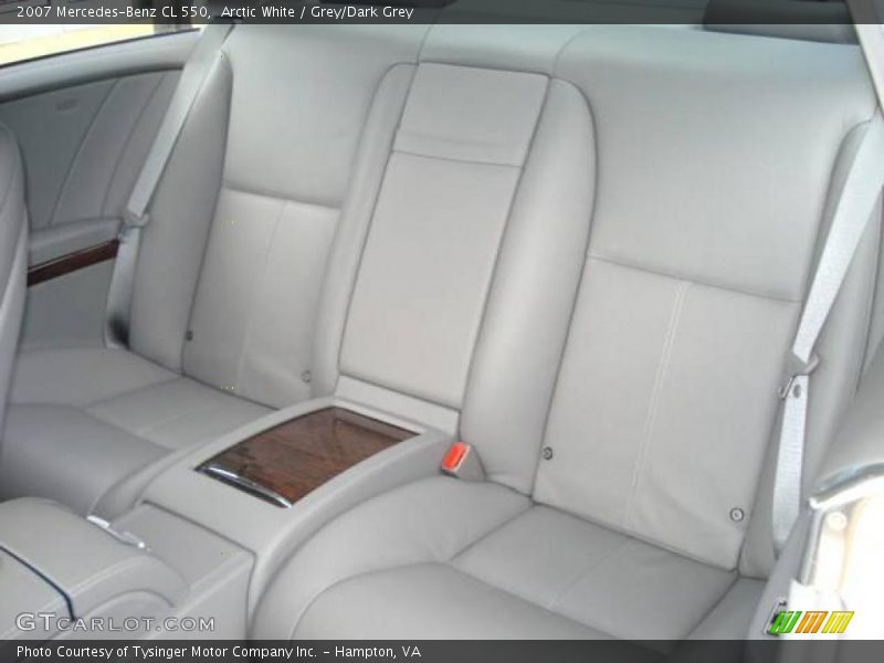 Arctic White / Grey/Dark Grey 2007 Mercedes-Benz CL 550