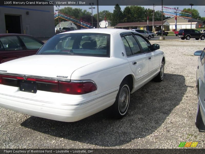 Vibrant White / Blue 1995 Mercury Grand Marquis GS
