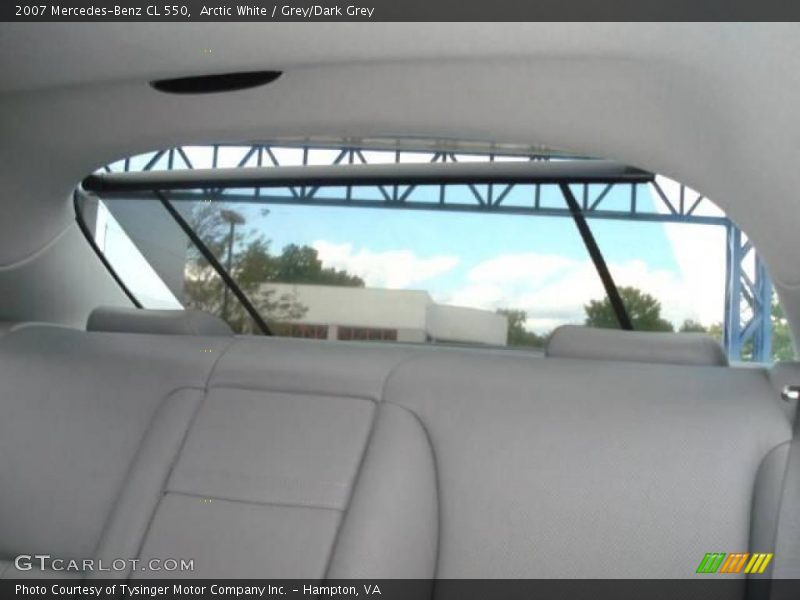 Arctic White / Grey/Dark Grey 2007 Mercedes-Benz CL 550