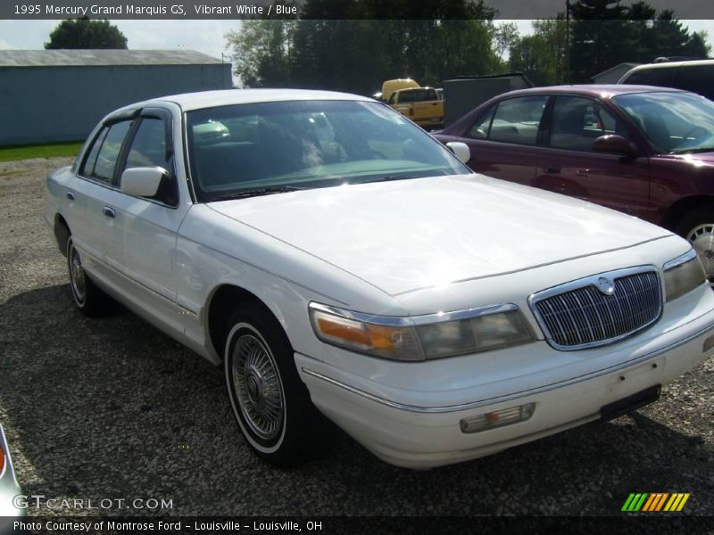 Vibrant White / Blue 1995 Mercury Grand Marquis GS