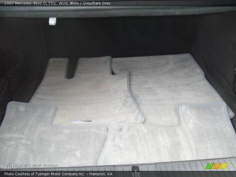 Arctic White / Grey/Dark Grey 2007 Mercedes-Benz CL 550