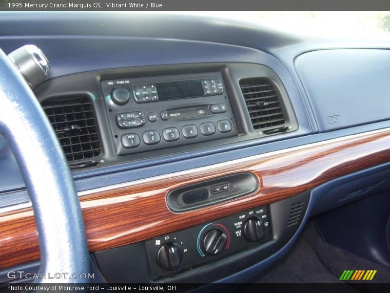 Vibrant White / Blue 1995 Mercury Grand Marquis GS