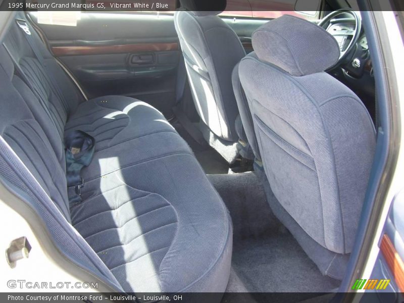 Vibrant White / Blue 1995 Mercury Grand Marquis GS