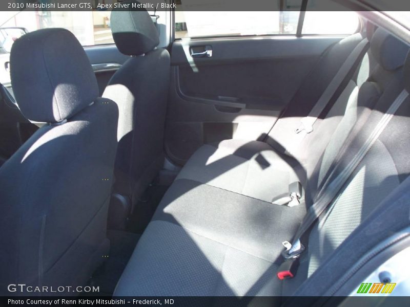 Apex Silver Metallic / Black 2010 Mitsubishi Lancer GTS