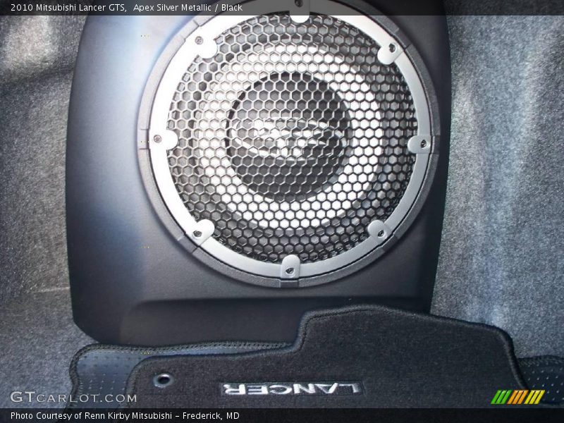 Apex Silver Metallic / Black 2010 Mitsubishi Lancer GTS