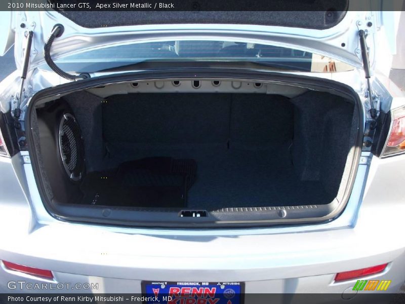Apex Silver Metallic / Black 2010 Mitsubishi Lancer GTS