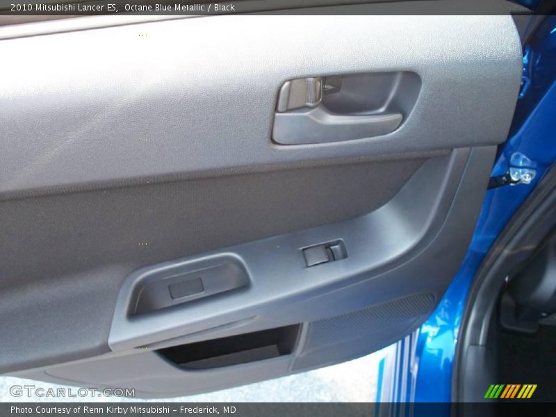 Octane Blue Metallic / Black 2010 Mitsubishi Lancer ES