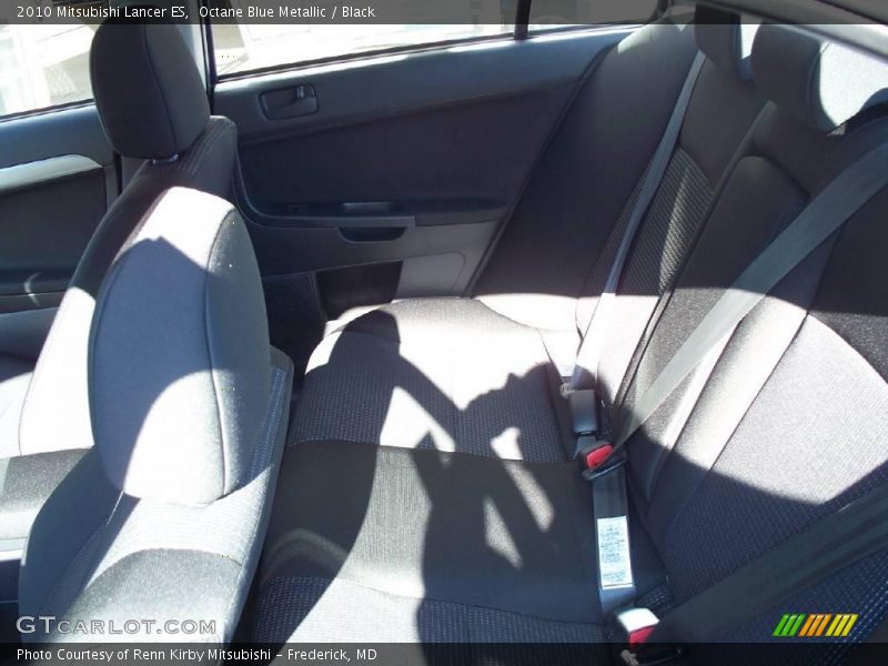 Octane Blue Metallic / Black 2010 Mitsubishi Lancer ES