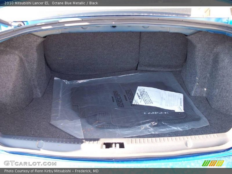 Octane Blue Metallic / Black 2010 Mitsubishi Lancer ES