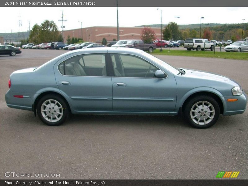 Satin Blue Pearl / Frost 2001 Nissan Maxima GLE