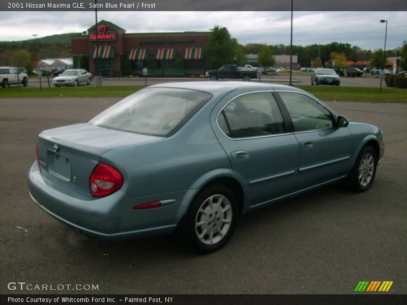 Satin Blue Pearl / Frost 2001 Nissan Maxima GLE