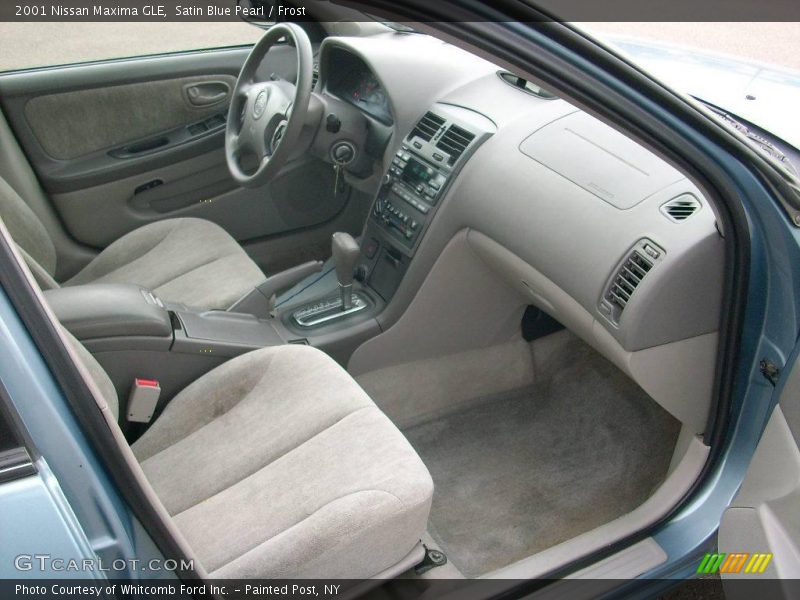 Satin Blue Pearl / Frost 2001 Nissan Maxima GLE