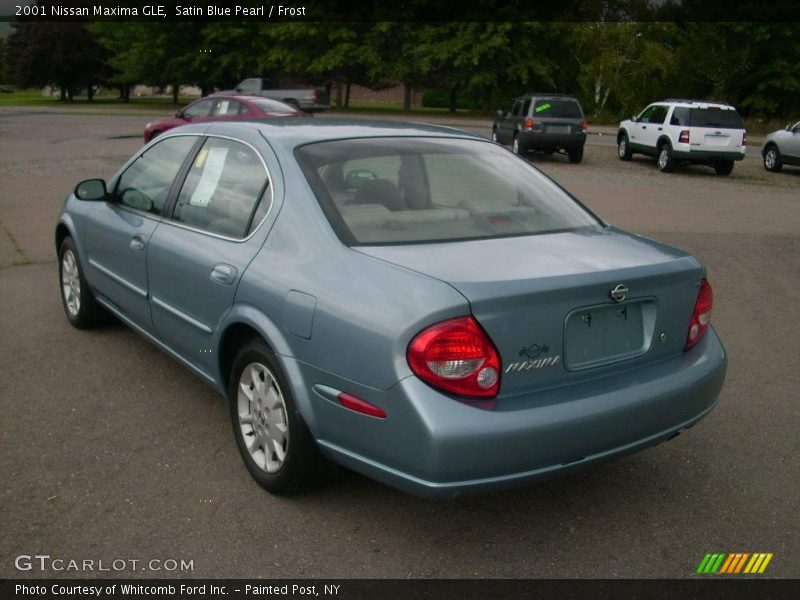 Satin Blue Pearl / Frost 2001 Nissan Maxima GLE