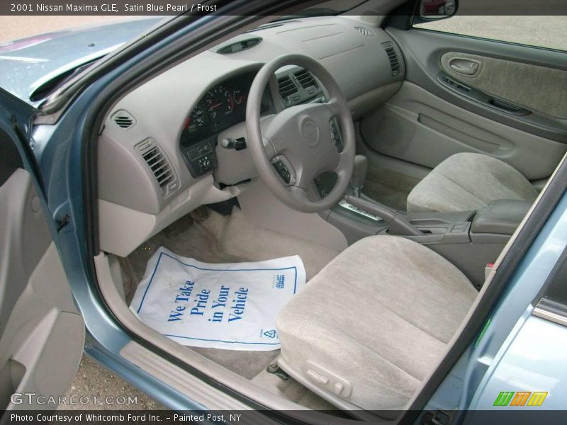 Satin Blue Pearl / Frost 2001 Nissan Maxima GLE