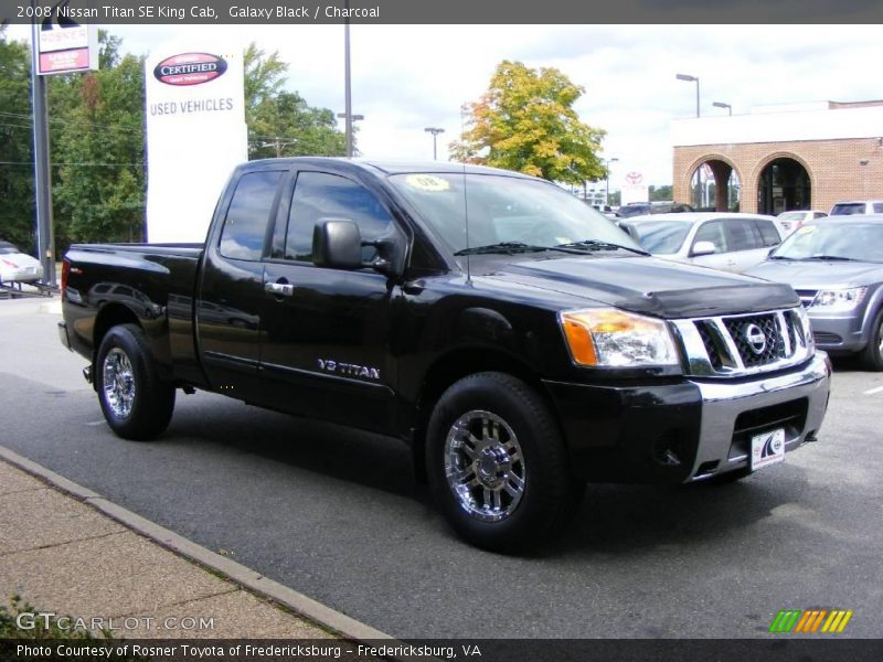 Galaxy Black / Charcoal 2008 Nissan Titan SE King Cab