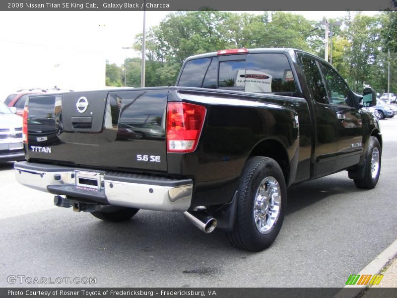 Galaxy Black / Charcoal 2008 Nissan Titan SE King Cab