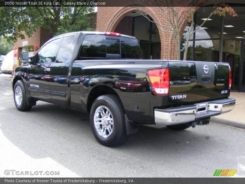 Galaxy Black / Charcoal 2008 Nissan Titan SE King Cab