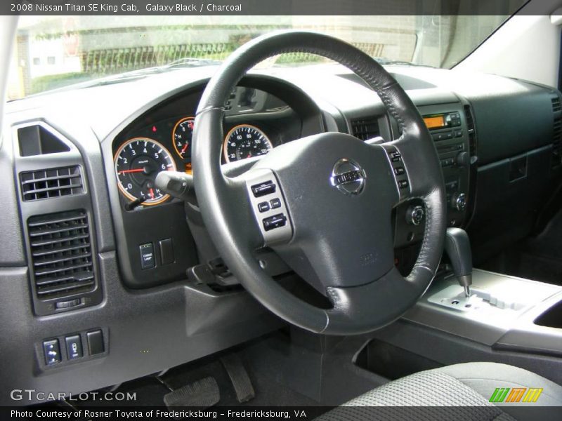 Galaxy Black / Charcoal 2008 Nissan Titan SE King Cab